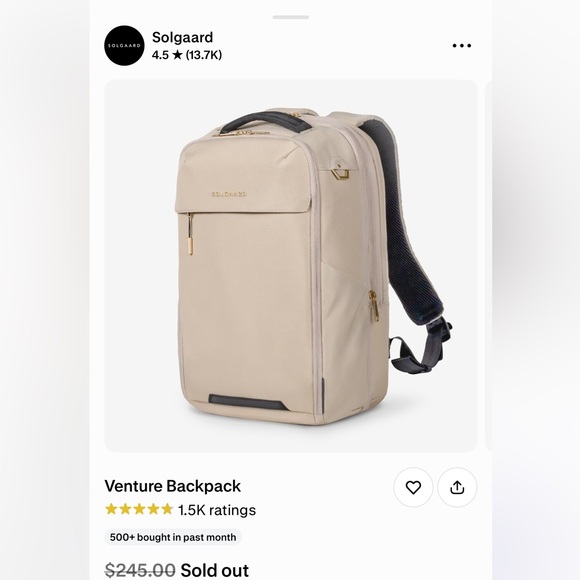 Solgaard Venture Backpack - Picture 2 of 2